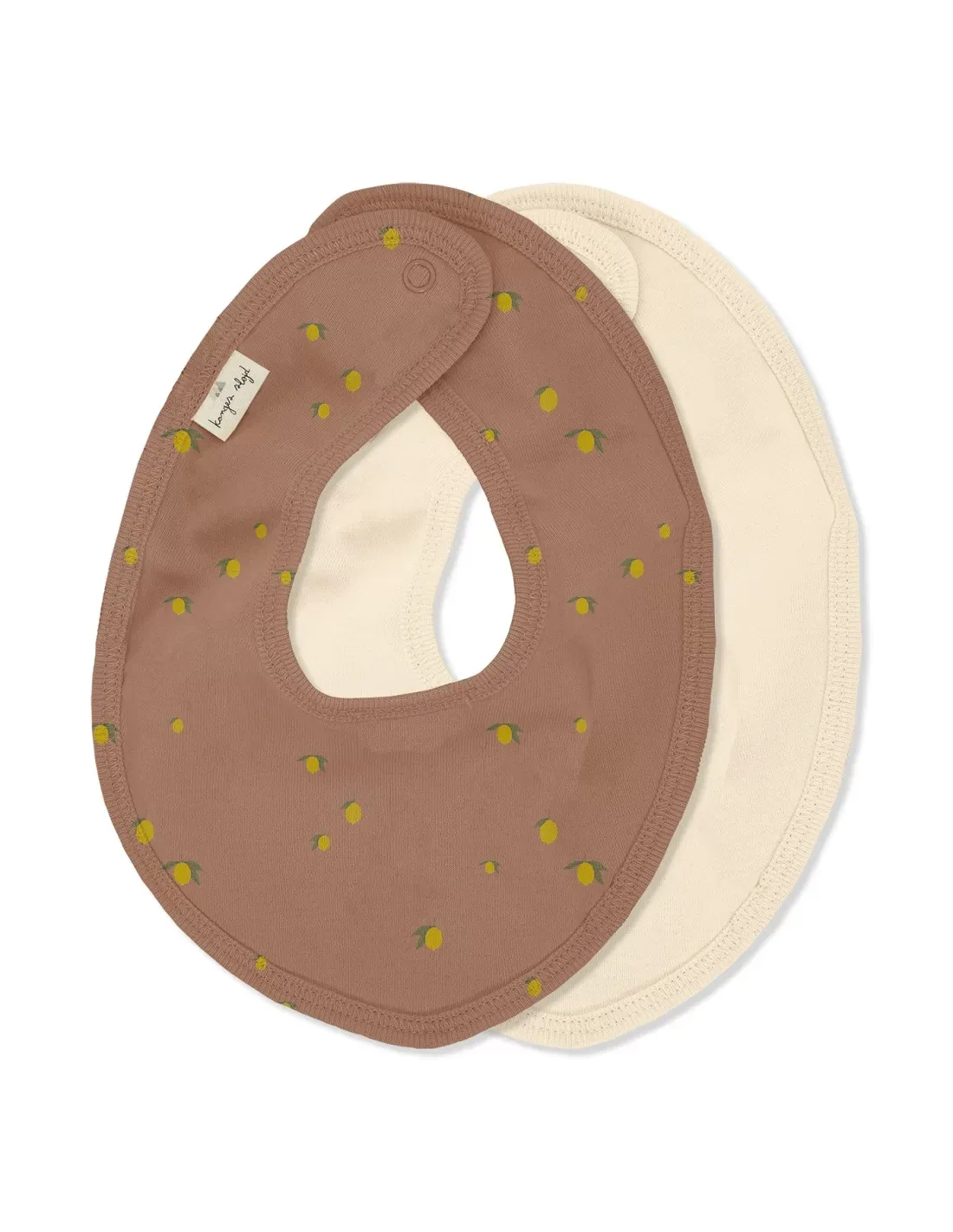 2022-10-konges-slojd-2-pack-basic-bibs-brown-lemon-vanilla-ks3572.webp