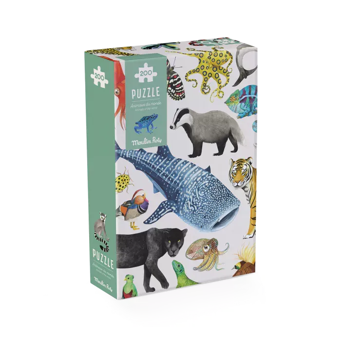 puzzle-les-animaux-du-monde-200-pcs-tout-autour-du-monde-moulin-roty.webp
