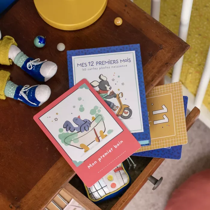 cartes-mes-12-premiers-mois-puce-pilou-30-cartes-moulin-roty.webp