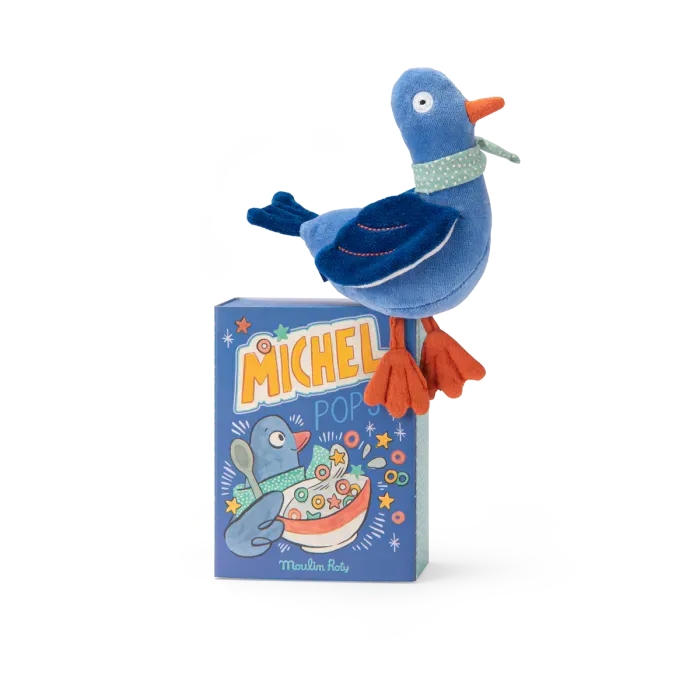 petite-peluche-hochet-pigeon-michel-puce-pilou-moulin-roty-1.webp