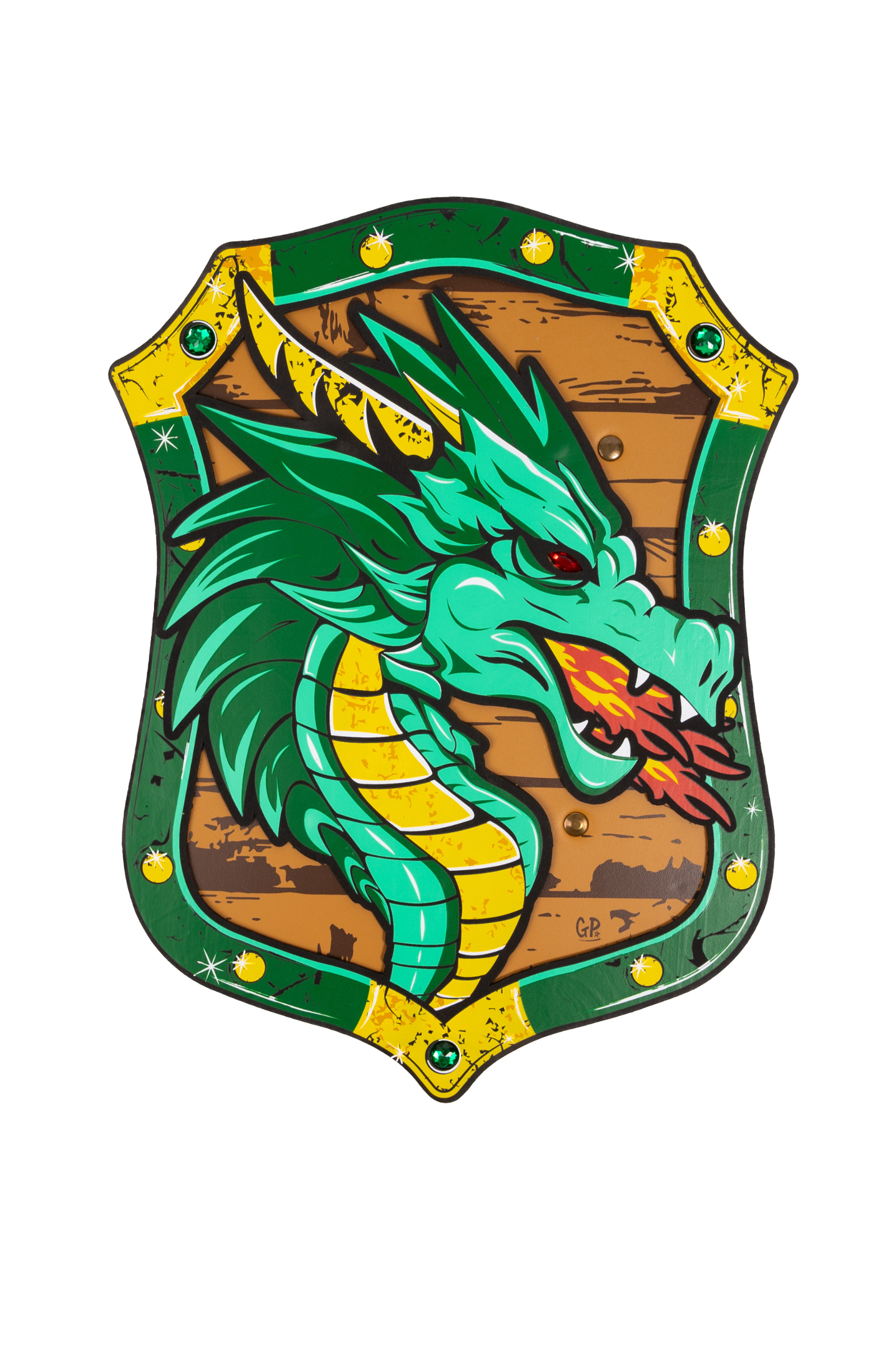 sous-la-bonne-etoile-great-pretenders-bouclier-dragon-vert-en-mousse-1.png