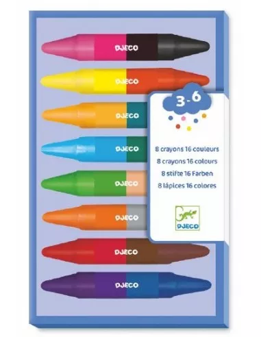 8 Crayons doubles
